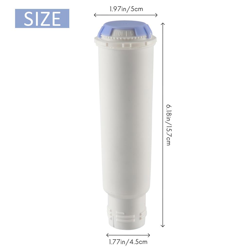 Coffee Machine Water Filter Cartridges for Krups Claris F088 F088 01/Siemens TCZ60003 /AEG Coffee Filter (Pack of 4)