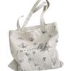 New Printed Butterfly Shoulder Canvas Bag Women's Small Satchel Lazy Student Large Capacity Canvas Bag