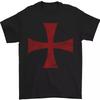 Knights Templar Cross Fancy Dress Outfit Mens T-Shirt 100% Cotton