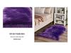 Plush Imitation Wool Carpet & Chair Cushion - Thick Decorative Floor Mat & Bedside Rug for Living Room