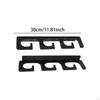 Fishing Rod Holders Organizer Wall Mounted 3 Rods Capacity Accessory Sturdy Easily Install Design