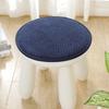 Cozy 25/35cm Seat Pad Solid Color Non-slip Chair Cushion Thick Warm Round Cushion Winter Season