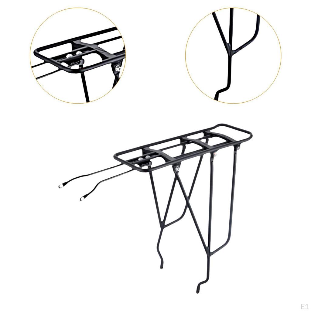 Mountain Bike Rear Cargo Rack Carrier Luggage Holder Back Seat Cycling Equipment Aluminum Alloy
