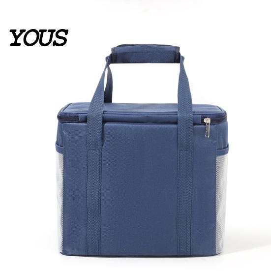 Heavy Duty Commuter Lunch Carrier Large Capacity Insulated Bag, Portable Thermal Tote, Thick Aluminum Foil Cooler Bag Travel Organizer for
