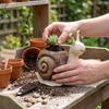 Cute Snail Planter Cartoon Creature Planter Multi-functional Snail Garden Ornament  Office