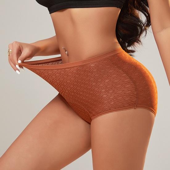 Women's Period Underwear Leakproof High Waist Menstrual Panties Ladies Soft Stretch Postpartum Briefs