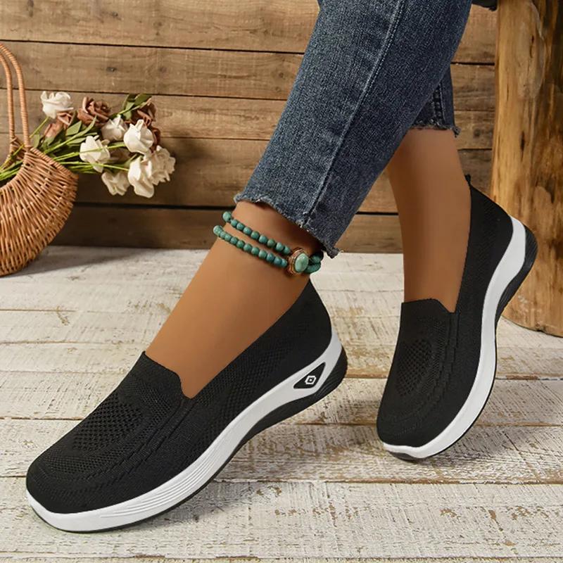 Women's 2025 Spring New , Mom's Shoes, One Step Stepping Women's Shoes, Casual Breathable Single shoes for women