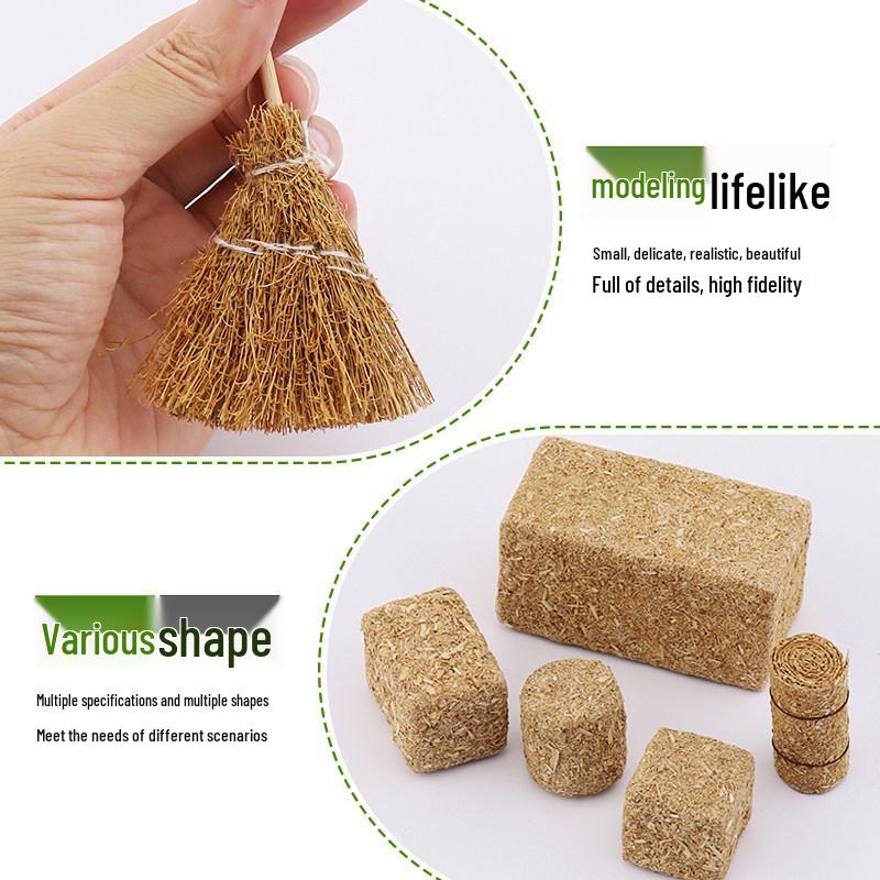 Miniature Landscape Haystack Model Materials for DIY Simulations