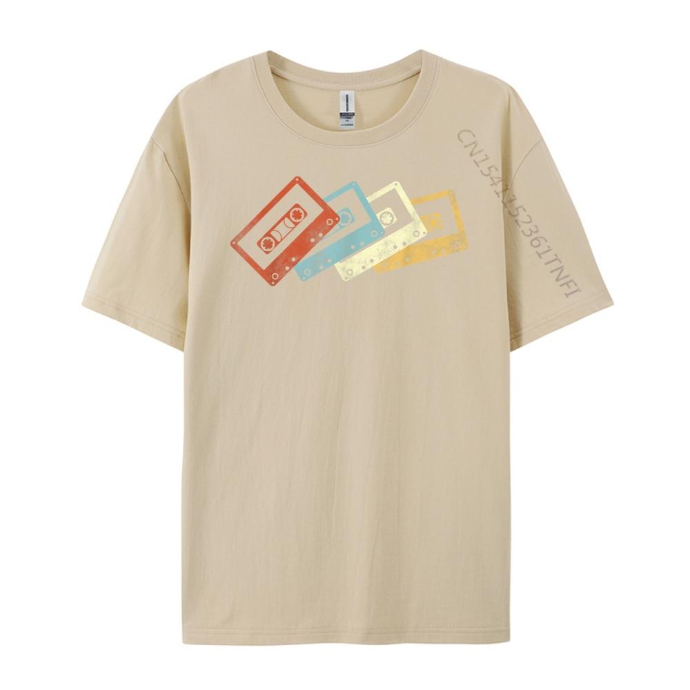 Retro Mixtape Cassette Mens Designer Clothes Mens Gifts Fashion T Shirt Unisex Luxury T-Shirt St Patrick's Day
