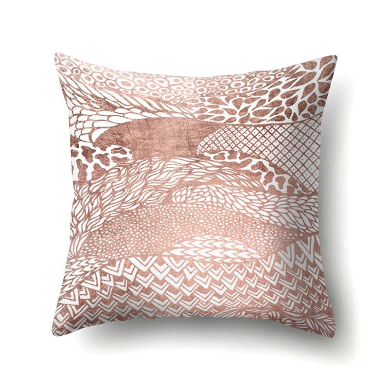Polyester Pillowcase Automobile Decoration Home Printed Pillowcase Car Cushion Cover Bedside Pillowcase