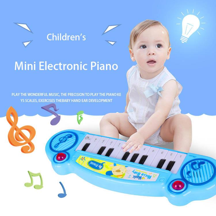 Children Mini Electronic Piano Puzzle Enlightenment Teaching Piano Musical Instrument Toy Cartoon Piano Can Be Played Kids Gift