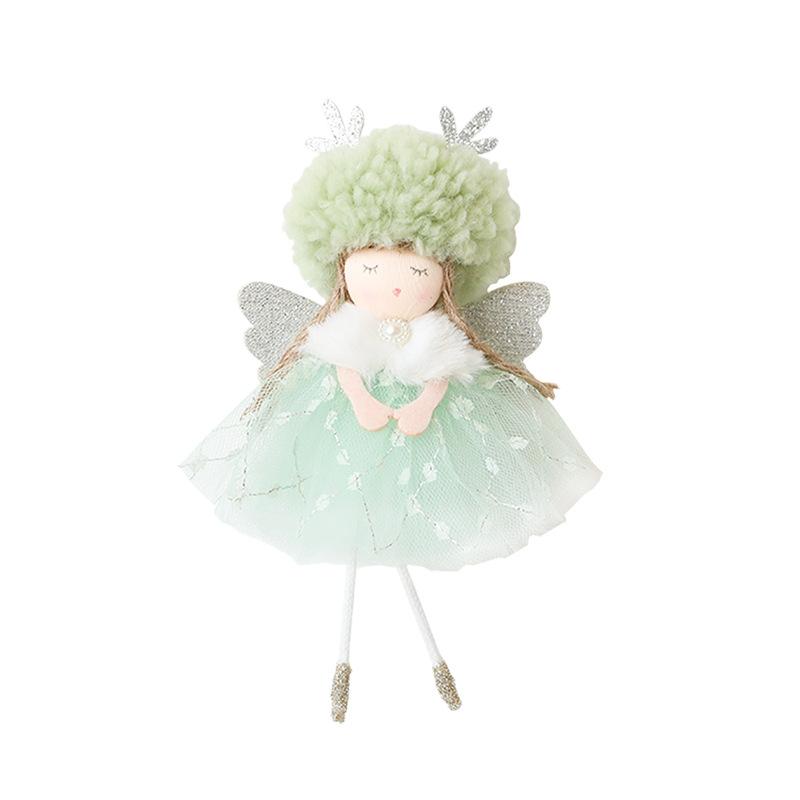 Christmas Decoration Angel Doll Toy Hanging Pendant Christmas Tree Decoration Home New Year Christmas Decoration Antlers Girl Pendant