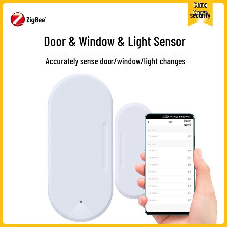 

Zigbee Door/Window Sensor with Light Sensor for Home Assistant With Light Sensor