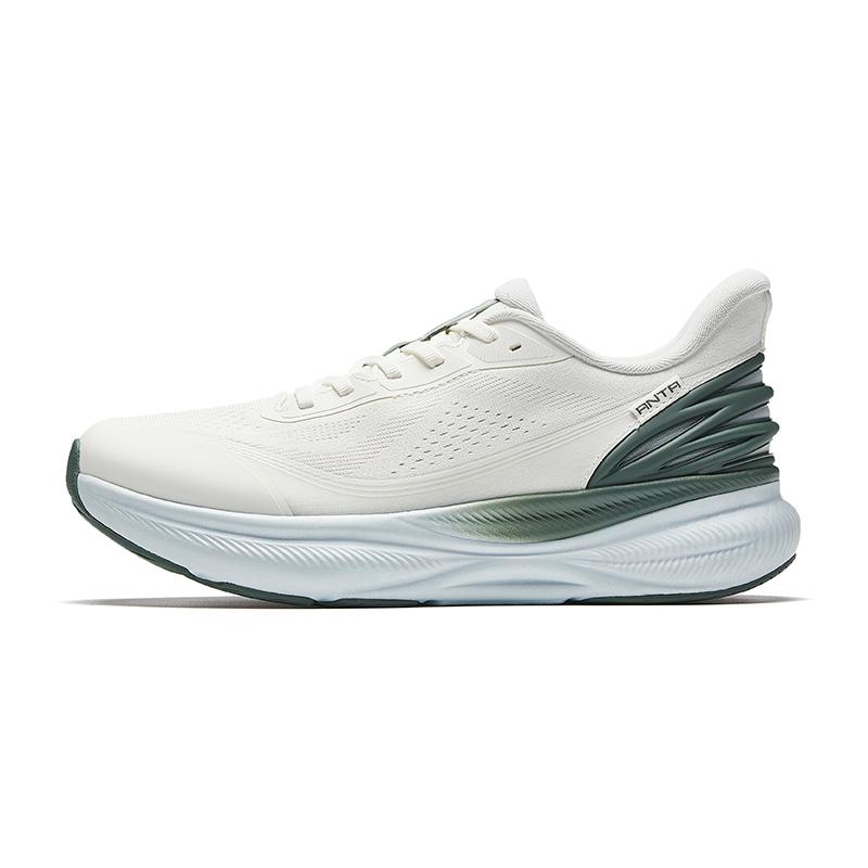 

Anta Shining 15 Pro Comfortable Breathable Running Commuting Sports Casual Training Shoes Men sneaker Ivory-White Bamboo-Green-Gray 112627711-3 40