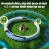 Essential Oil Repellent Band Mosquito Bracelet with Plants Oil, DEET-Free Silicone Wristband Refillable for Kids Adults, Bangle Outdoor Camping Hiking