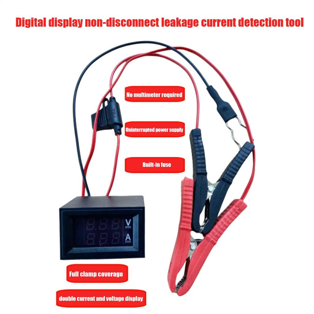 Car Leakage Detector Quickly Precise Multi-functional Finder Automotive Relay Tester for Lawnmowers Trucks RVs Motorcycles ATVs
