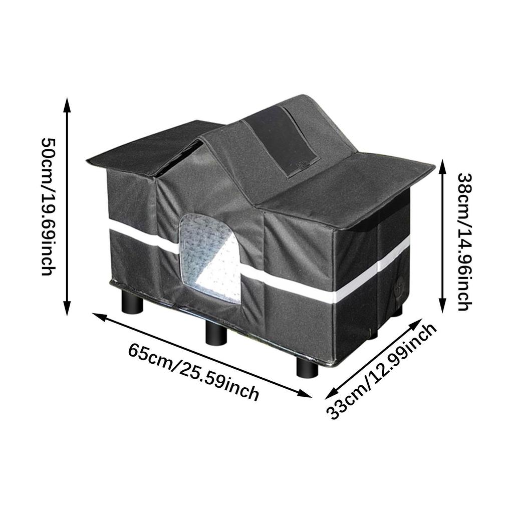 Outdoor Cat House Winter Warm Homeless Cat Tent Dog House Waterproof Kitten Kennel for Small Cat Puppy Pet Supplies