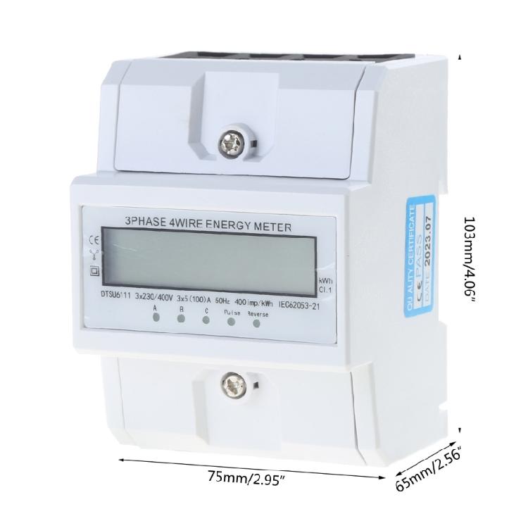 Intermediate Meter DIN Rail Electricity Meter for Power Measurement System