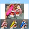 Adorable Cartoon Doraemon Keychain Cute Silicone Dangling Key Ring Accessories