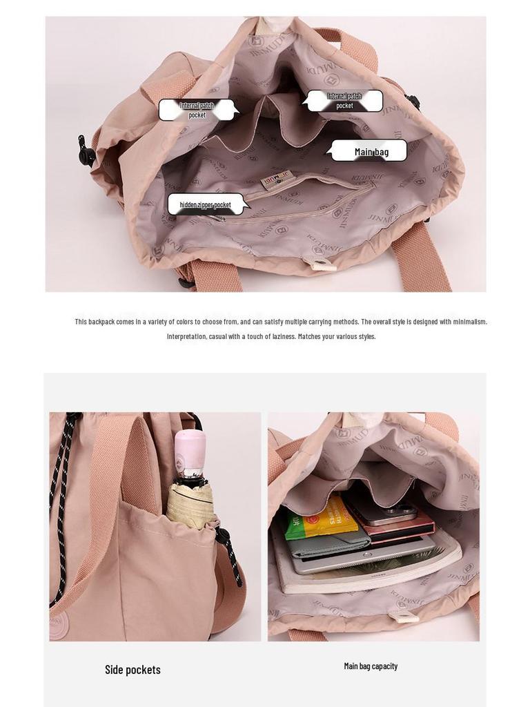 2025 Japanische Multifunktionale Umhängetasche: Modischer, Vielseitiger, Leichter Rucksack mit Großem Fassungsvermögen für Damen