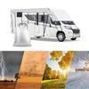 6,5-8,5M RV Caravana Camping Cobertura Protetora de Teto Impermeável À Prova de Poeira Lona Proteção UV Quebra-Sol À Prova de Sol Cobertura Toldo para RV