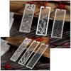 Colorful Hollow School Stainless Steel Bookmarks Red Knot Metal Bookmarks Kids Students Gift