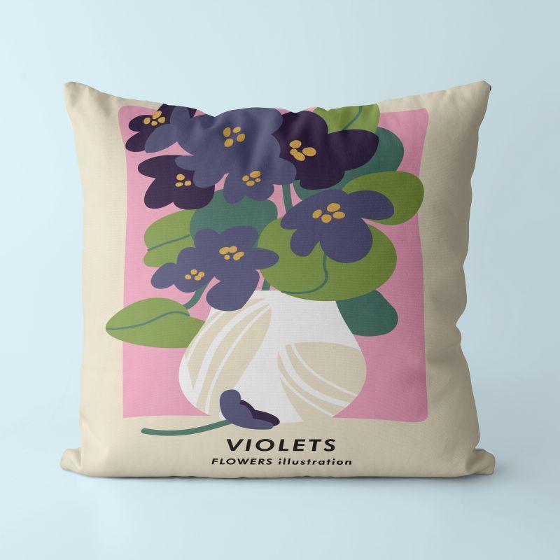 Beautiful Floral Pillow Nordic Cushion Ins Style Living Room Pillow Sofa Cushion Fresh Office Seat Cushion