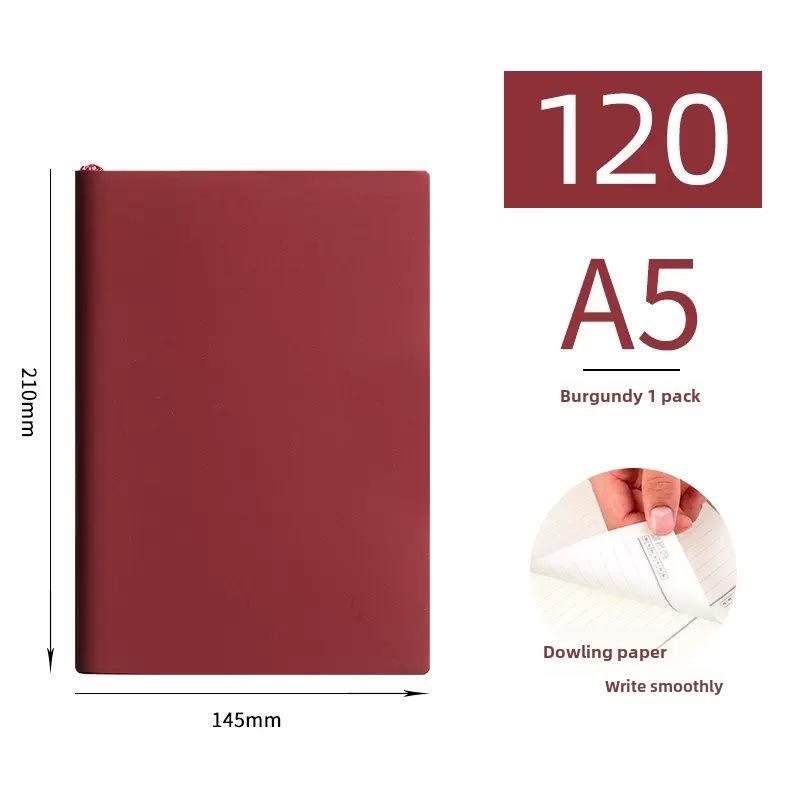 

Діловий блокнот із потовщеної овчини з індивідуальним логотипом — доступний у форматах A4, A5, B5, горизонтальна лінія.