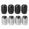 4PC Aluminium Car Tire Valve Stems Cap Gear-Shaped-Valve For Volkswagen TSI TDI R32 MK4 GTI Golf Polo Tiguan Passat Jetta Touran