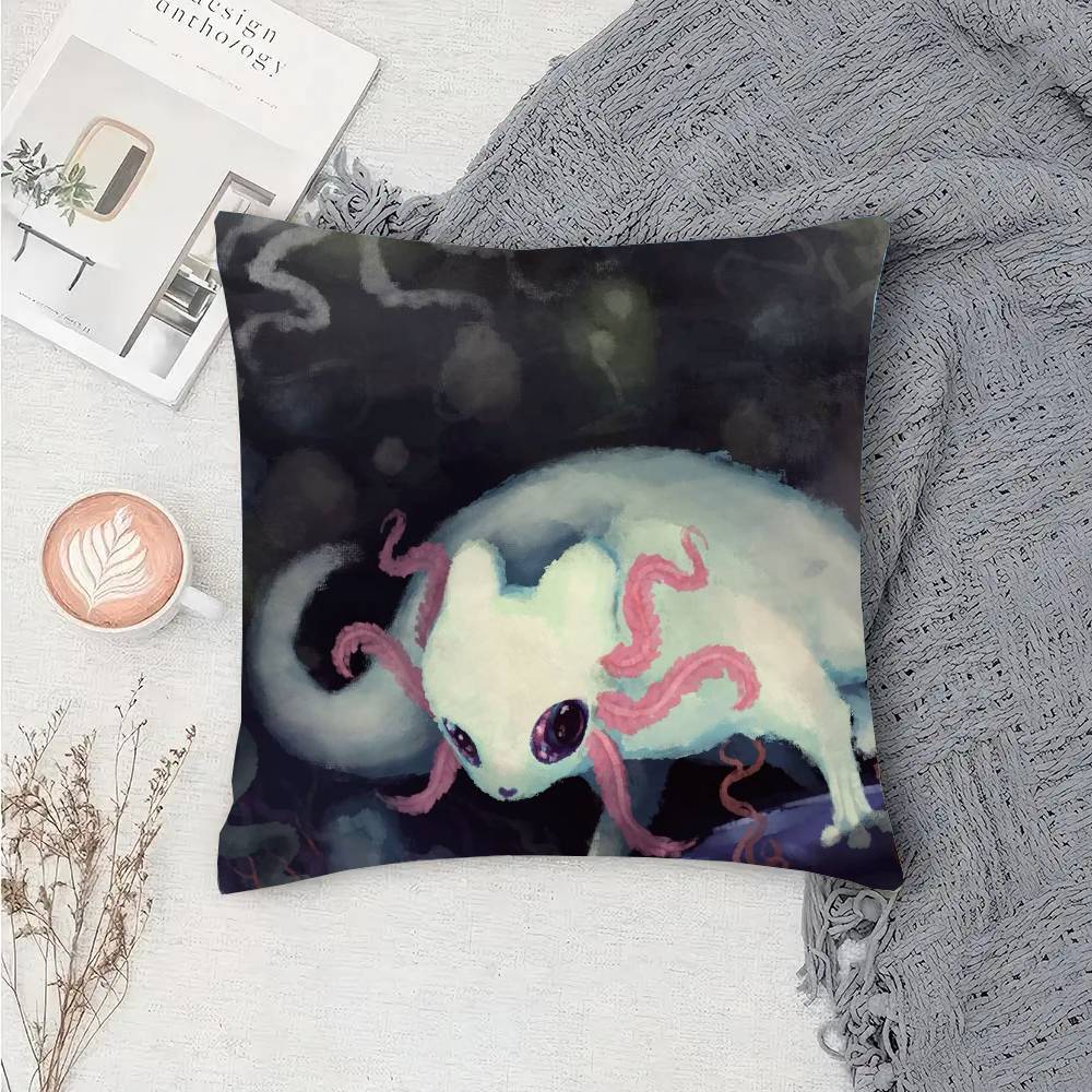 Hot Video Game R-Rain World Pillow Case Fashion Square Pillowcase Bedroom Sofa Room Ins Decoration Leisure