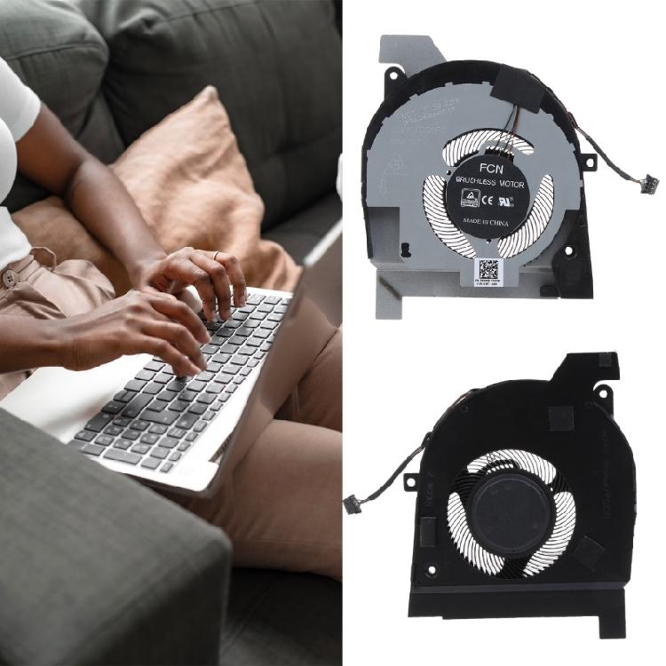Cooling Fan Laptop CPU Cooler for Latitude 5501 5511/Precision 3541 3551 Notebook Computer 4-wire Quiet Heat Radiators