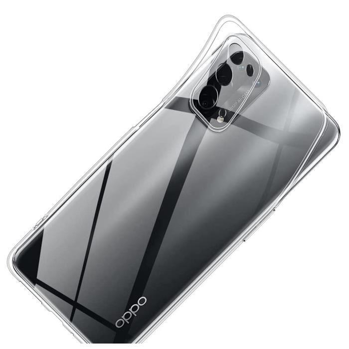 Case for Oppo A74 5G - Phonillico - Silicone Gel TPU - Transparent - Flexible - Ultra Thin