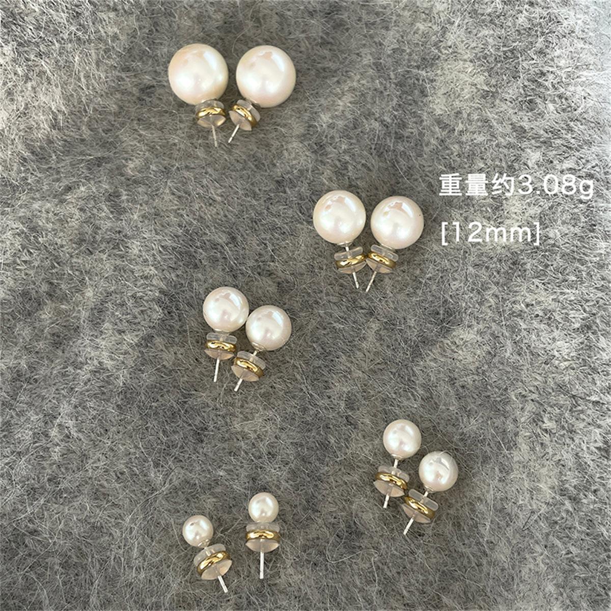 

Серьги разного размера для женщин, легкая роскошь, милые и нежные серьги-иглы из серебра 925 пробы, милые и нежные ушные клипсы в форме диска от комаров, лето 6mm