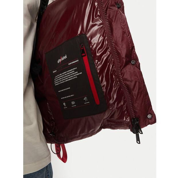 Down Jacket AFTER LABEL Chamonix A00015 Burgundy Regular Fit