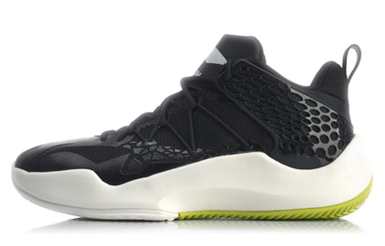 Li Ning Sonic 8 Team Амортизирующие Скользкие Устойчивые к истиранию Средние Баскетбольные кроссовки Мужские Черные ABPQ011-2 44