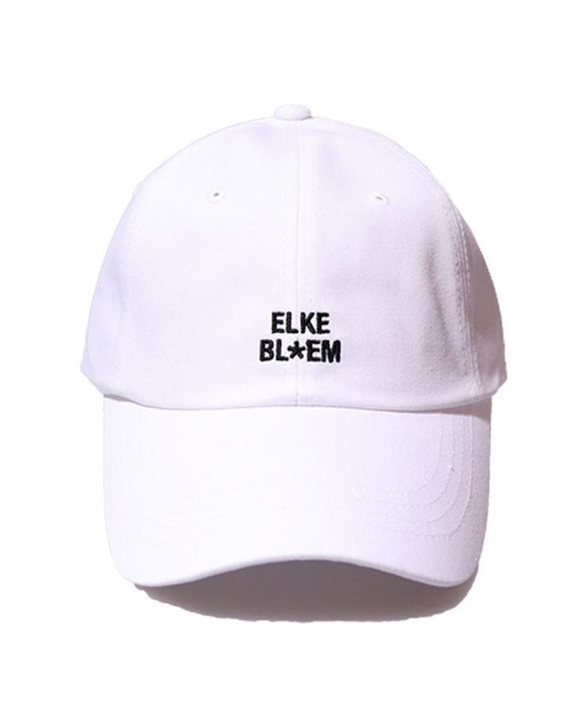 Elkebeullum Logo Basic White Ball Cap