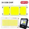10PCS DC 3V Solar Light Source Chip LED Portable Camping Light White Light COB Lamp Integrated Chip Spotlight Bulb Accessories