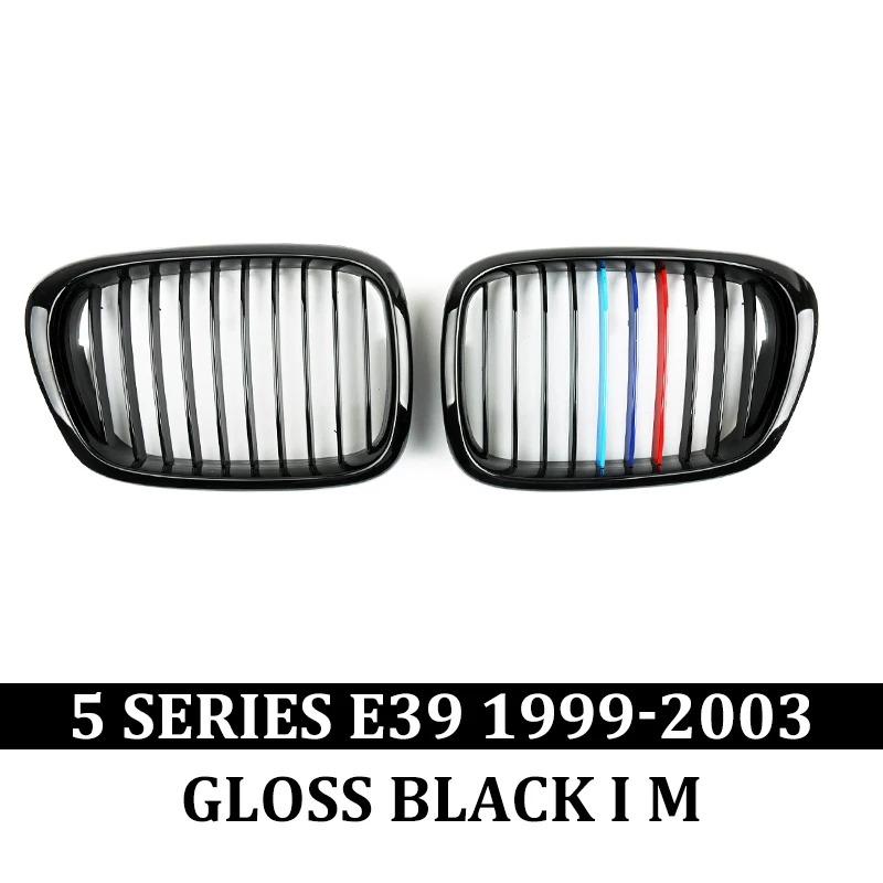 For 1999-2003 BMW 525i M5 Car Front Grille 520i 530i 535i 530d 525td 523i 5 Series Facelift Grill Black E39 Kidney Grille Parts