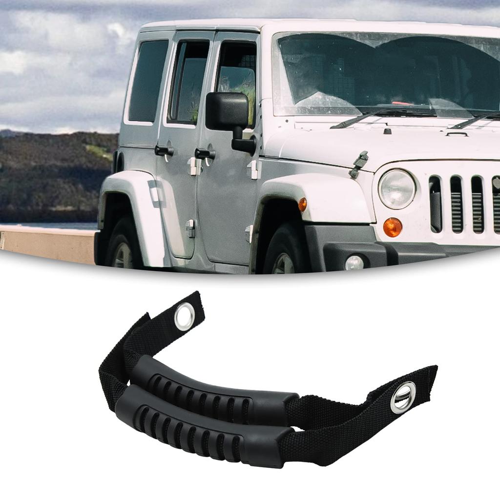 ACROPIX Gripback Rear Seat Grab Handle Compatible with Jeep Compatible