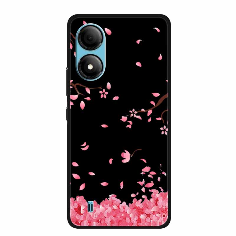 Funda For ZTE Blade A33S Case Cute Cartoon Cat Black Silicone Soft Phone Case For ZTE A33S Back Cover Case A 33 S 33s Coque Capa
