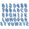 72 Stück Bunte Alphabet-Stickaufnäher A-Z 0-9 Stoff-Applikation Bügel-Aufkleber Aufnäher Handgefertigter Stick-Aufnäher