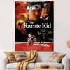 Tapisserie Karate Kid à Suspendre au Mur, Film Classique d'Arts Martiaux, Décor Mural pour Chambre à Coucher Salon Dortoir