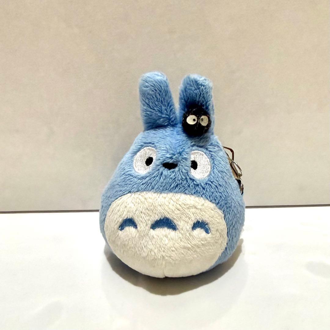 Totoro stuffed toy with pouch inside Totoro