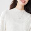CARBAMMI Women's Thin Knit Round Neck Pullover