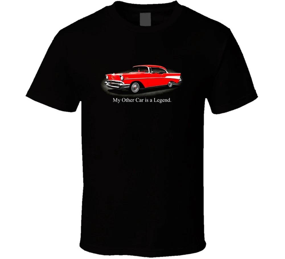 My Other Car Is A Legend Red 57 Chevy Hardtop Funny Muscle Classiccar Gift T Shi 3XL
