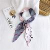 Nuova sciarpa tinta unita per le donne in primavera e autunno versatile cinturino da polso a nastro fascia decorazione alla moda protezione del collo per studenti piccola sciarpa