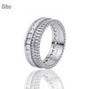 S925 Sterling Silver Double Row Ring - Japanese & Korean Hip-Hop Trend, Women’s Popular Style