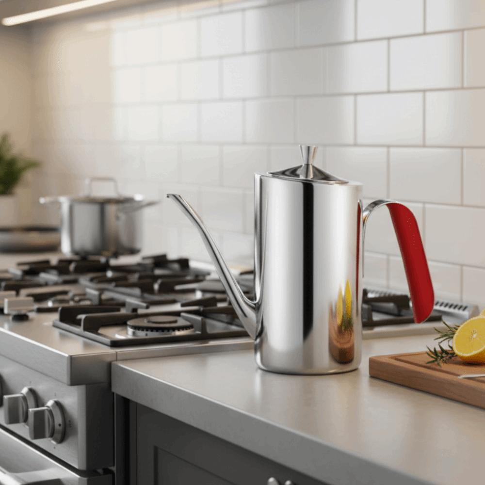Drip-Proof Kitchen Oil Bottle Integrated Oil Storage Container Vinegar Dispenser Restaurants