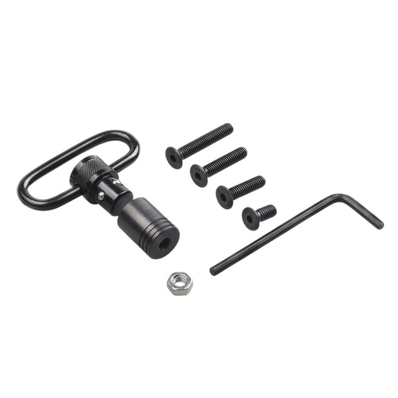 Quickly Release Slings Swivels Mount Adapter Quick Detachable Slings Swivels Mount Rings Knurled Strap Buckle Enduring