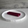 Round Shaped Silicone Tray Mold Creative Tableware Mould Epoxy Heart Print Coaster Mould Handmade Home Decoration